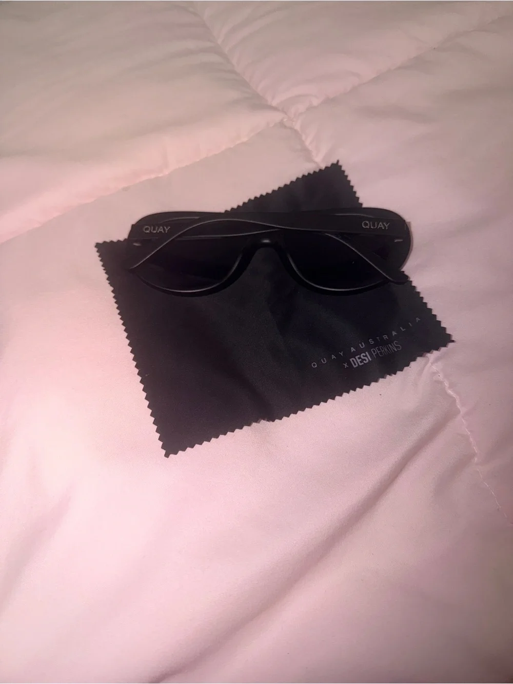 Quay Australia Black Frame Sunglasses